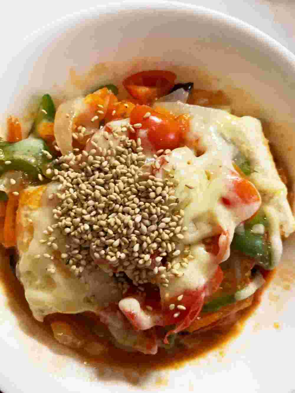 玉ねぎとチーズのレンジ蒸し