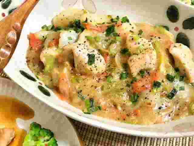 白菜と玉ねぎと鶏肉の生姜味噌炒めレシピ