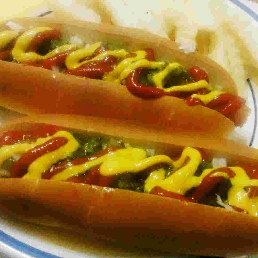 玉ねぎを使ったコストコ風ホットドッグ