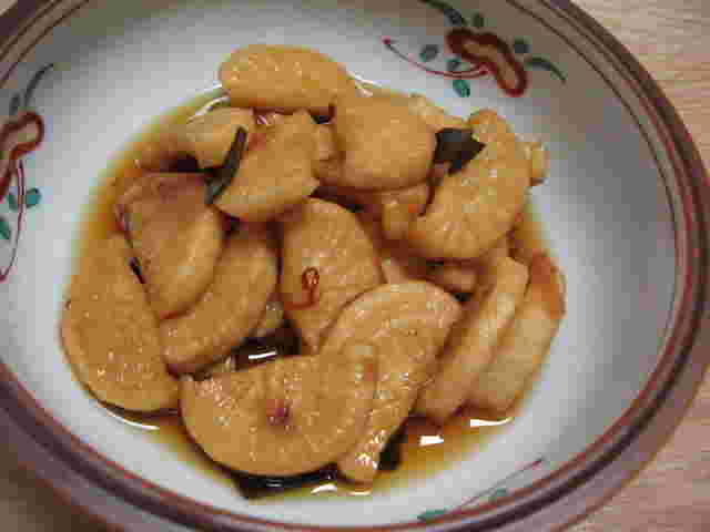 さっぱり味の大根の漬物