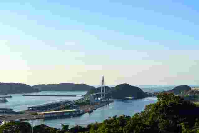 浜田市のマリン大橋