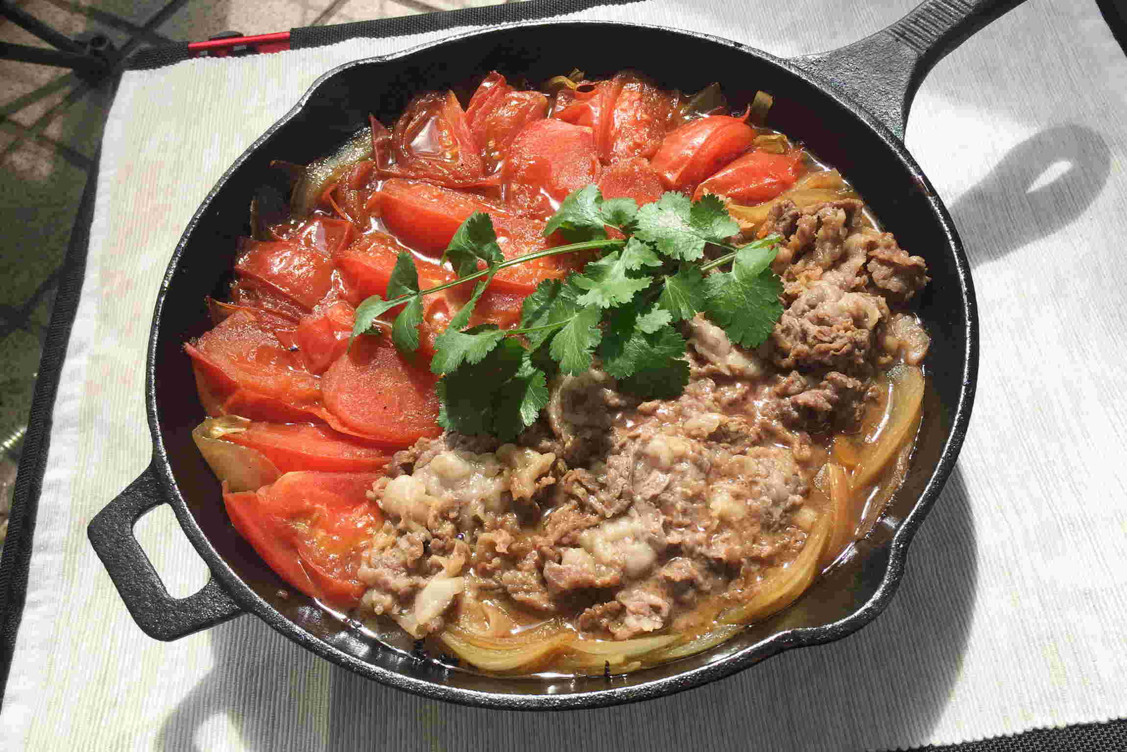 トマトすき焼き