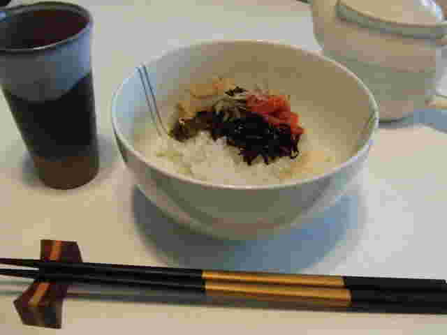 高菜明太子茶漬け