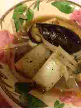 油揚げともやしの梅ゴマ煮