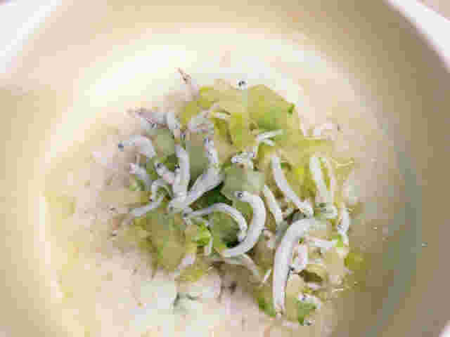 白菜としらす離乳食レシピ