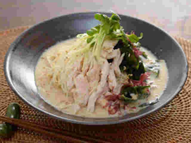 豆乳ごまだれそうめん