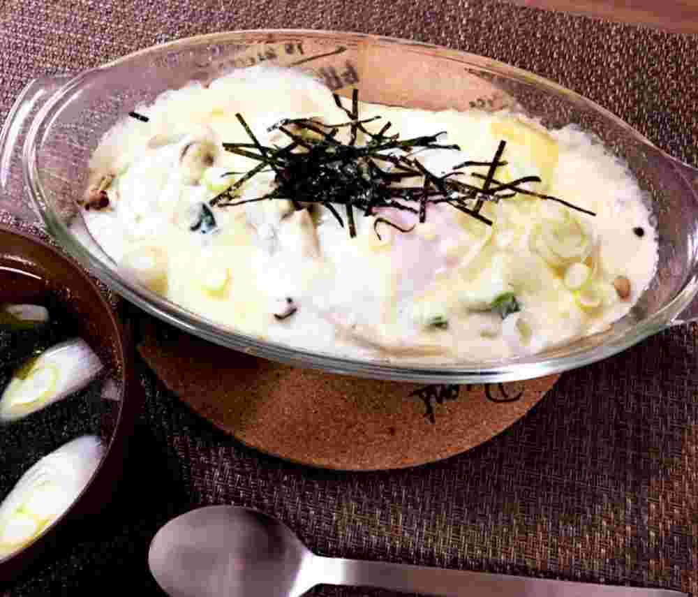 きのこの和風豆腐ドリア