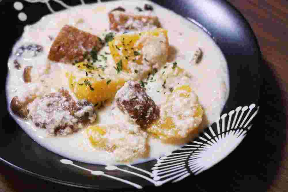 きのこと豆腐の簡単スープ