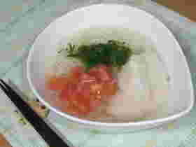 茹で鶏スープのアレンジレシピで作る素麺スープ