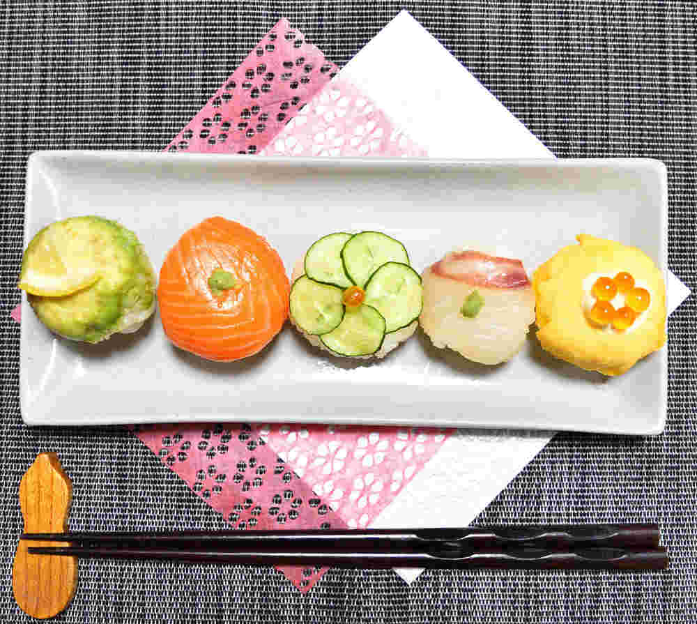 おもてなし料理の手毬寿司