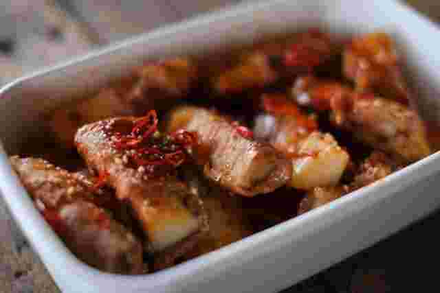 長芋の肉巻きのお弁当レシピ