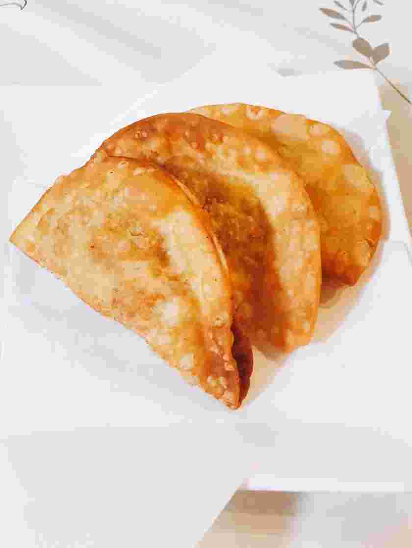 かぼちゃの煮物でかぼちゃパイ