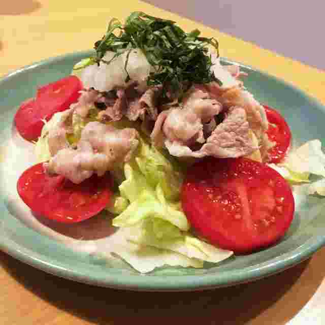 お好みのドレッシングで食べる牛しゃぶおろしサラダ