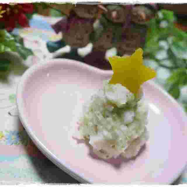 ブロッコリーやパプリカを使った離乳食のポテトサラダ