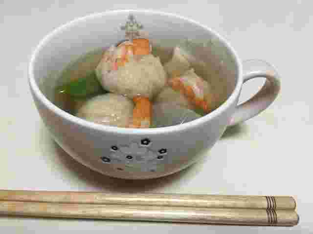 エビ入り長芋団子
