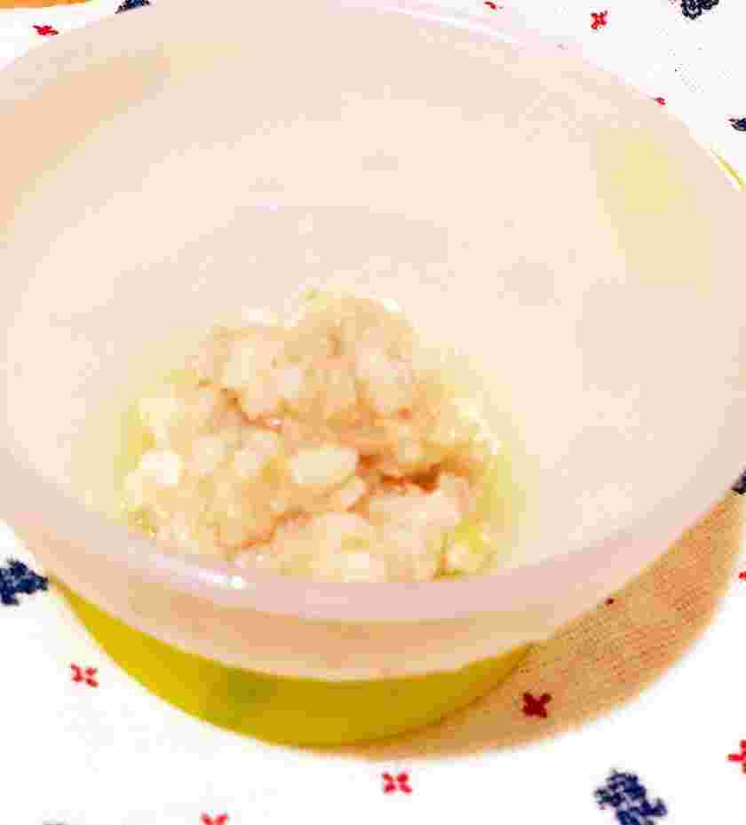 離乳食レシピの鯛のあんかけ