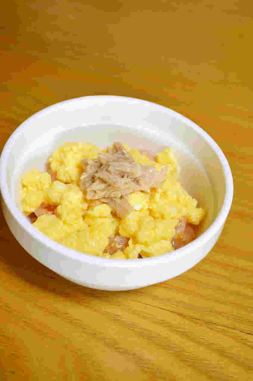 トマトピューレを使った離乳食のオムライス