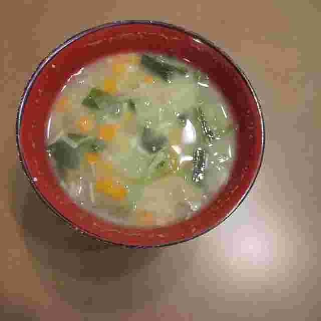 離乳食後期からの具だくさん味噌汁