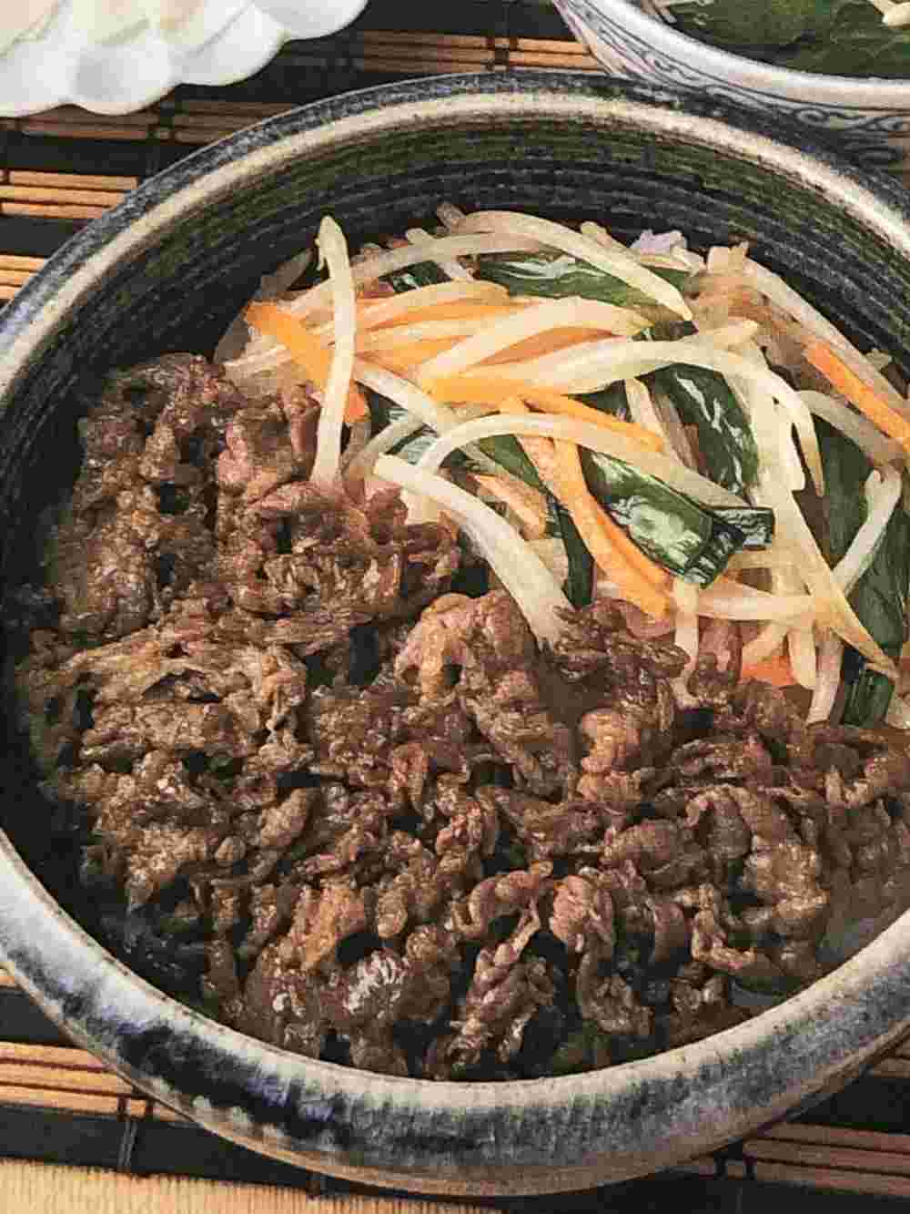 焼き肉のたれを使ったビビンバ