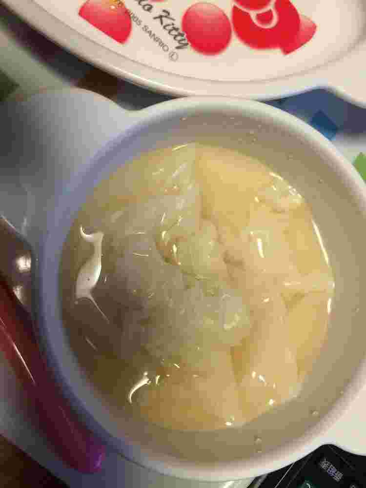 離乳食のワンタンスープ