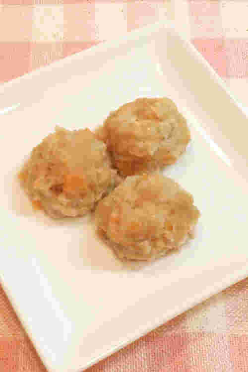 離乳食の高野豆腐入り肉団子