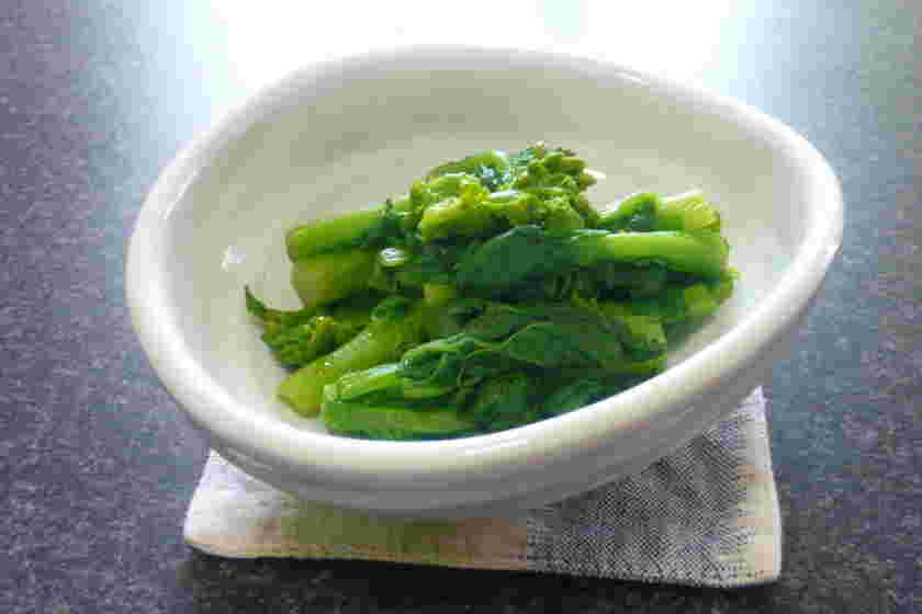 箸休め料理の菜の花のからし和え