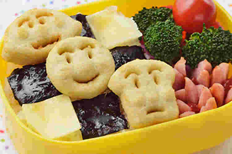 アンパンマンポテトと甘辛タレのっけ丼