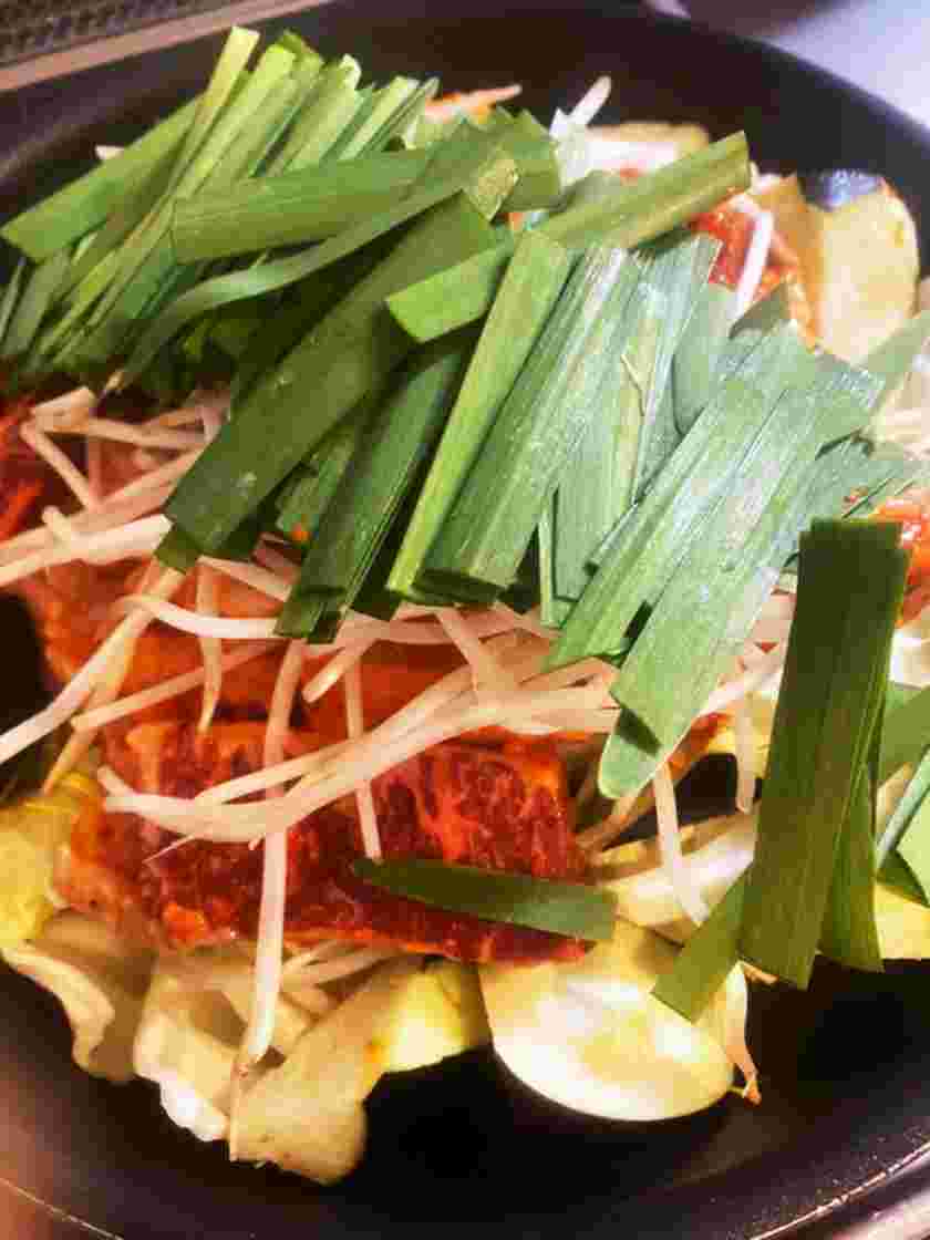 フライパンで作るちりとり鍋