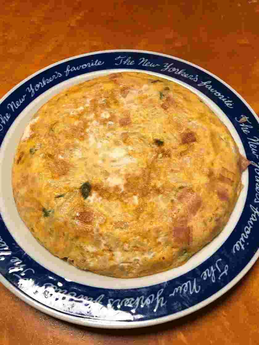 炊飯器で作るロスティオムレツ