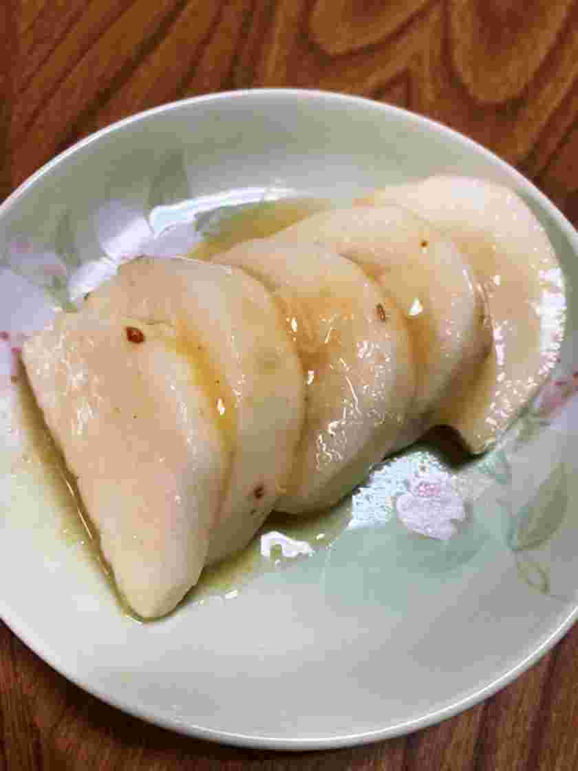 長いものさっぱり酢味噌漬け