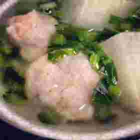えびしんじょうとカブのあんかけ