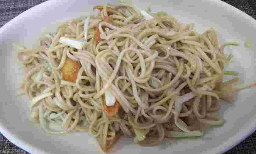 チーユで蕎麦焼き