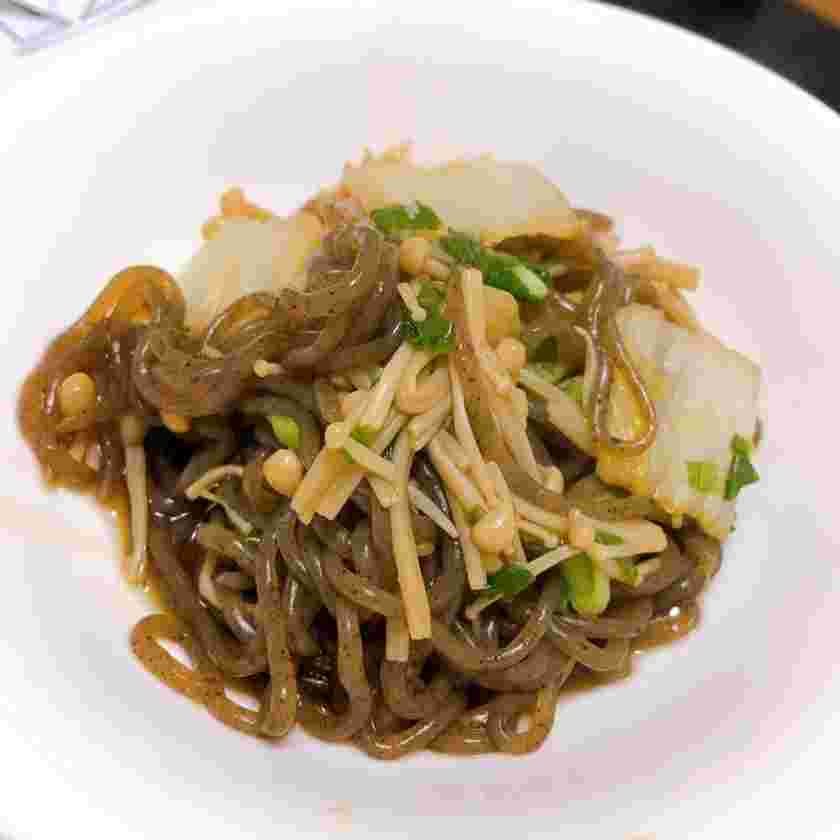 えのきと糸こんにゃくのすき焼き風