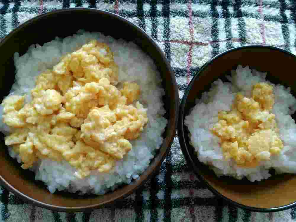 卵味噌のお粥