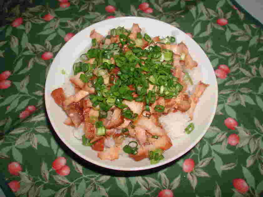 コーラを使った豚の角煮のチャーシュー丼