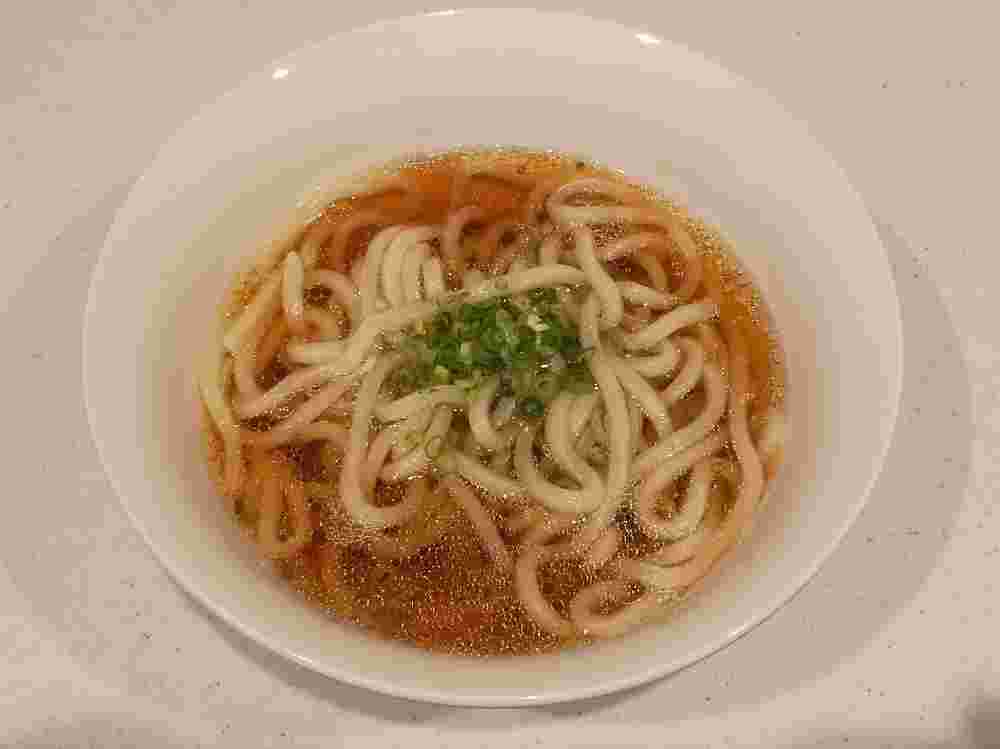 ねぎ油香る素うどん
