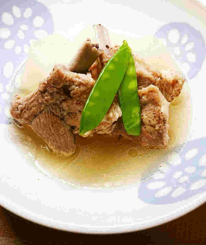 豚スペアリブと大根の昆布茶煮