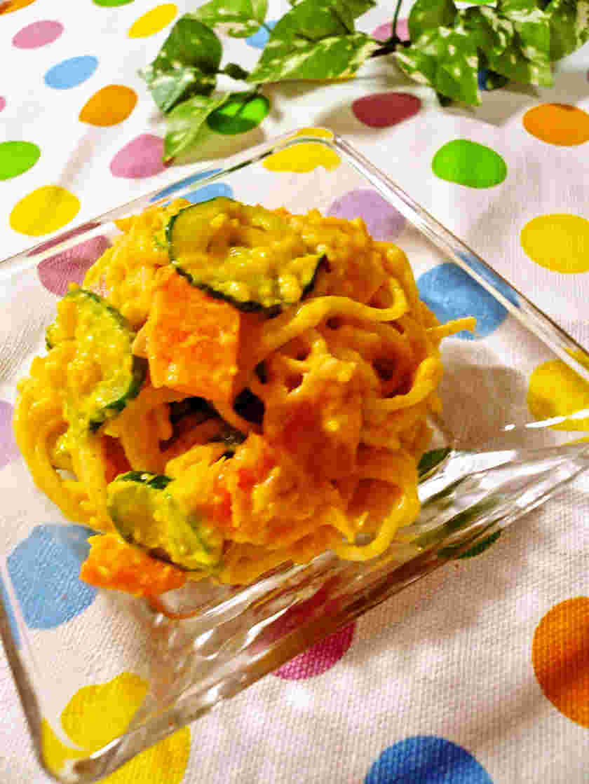 かぼちゃのスパサラ