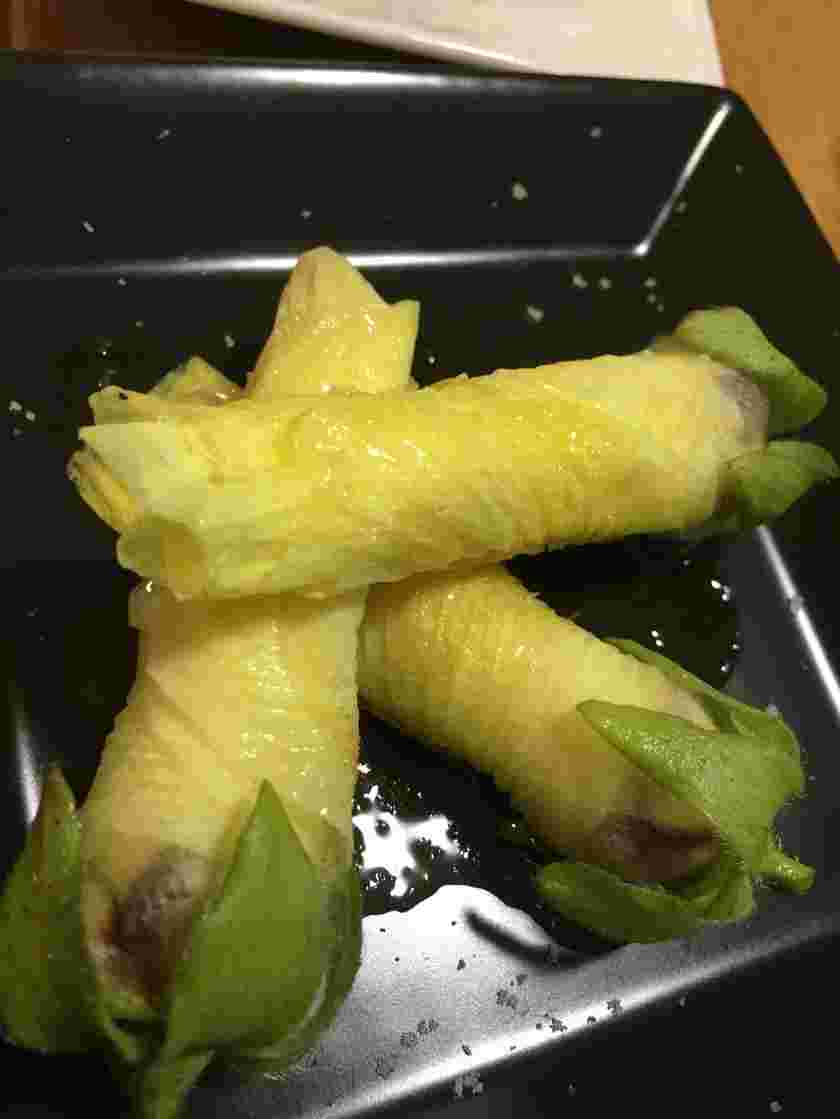 花オクラのそのまんまサラダ