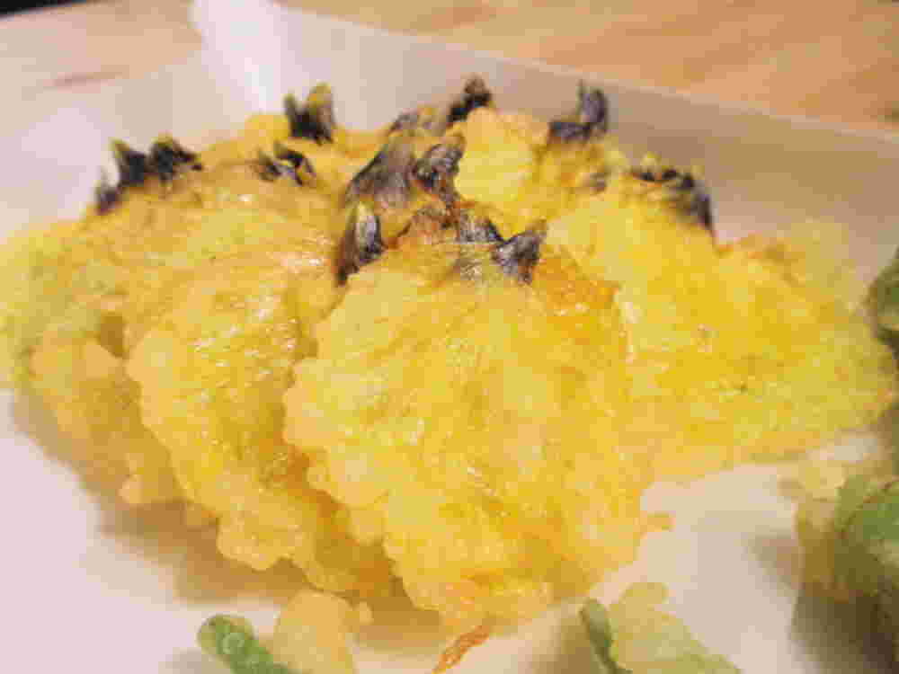 花オクラの天ぷら