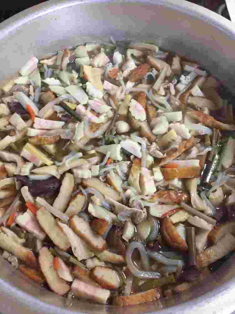 アミタケの具だくさん煮物