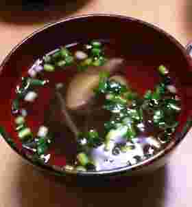 しいたけのお吸い物