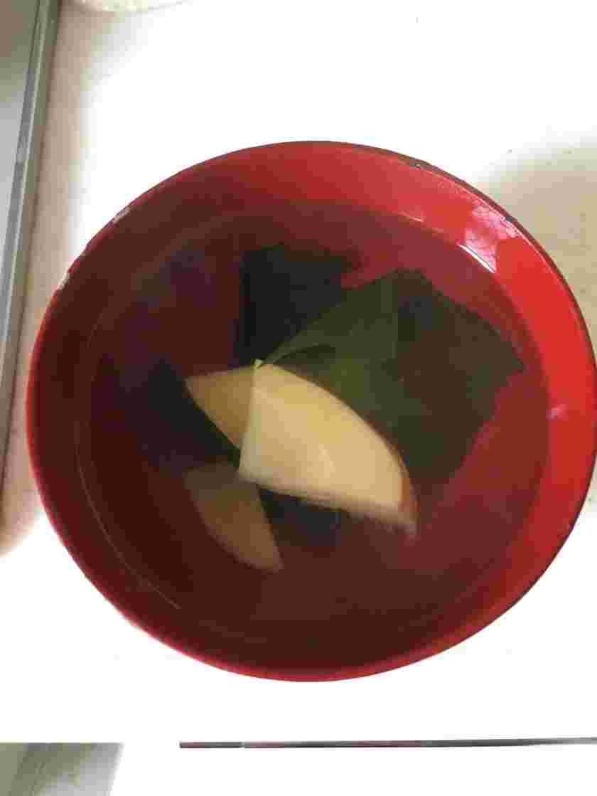 タケノコのお吸い物