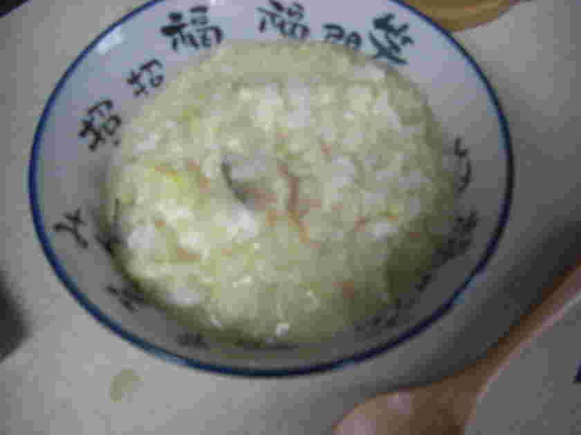 味噌味のかに雑炊