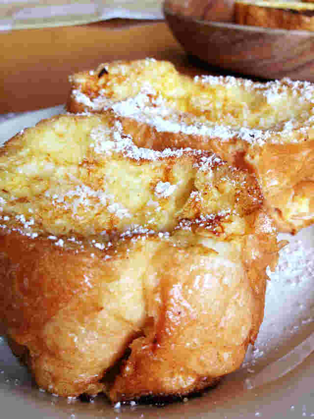 フランスパンで作ったふわふわフレンチトースト