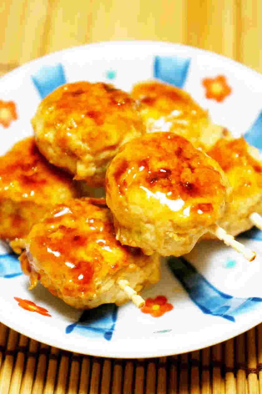 胃に優しいご飯の豆腐入り鶏つくね