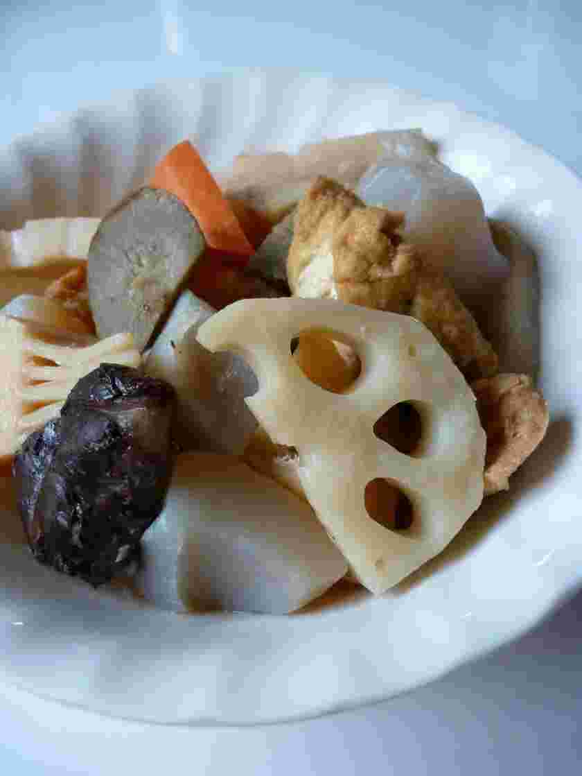 しいたけと厚揚げで筑前煮