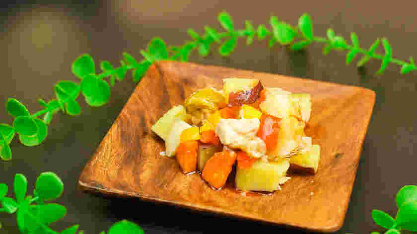 圧力鍋で作る温野菜サラダ
