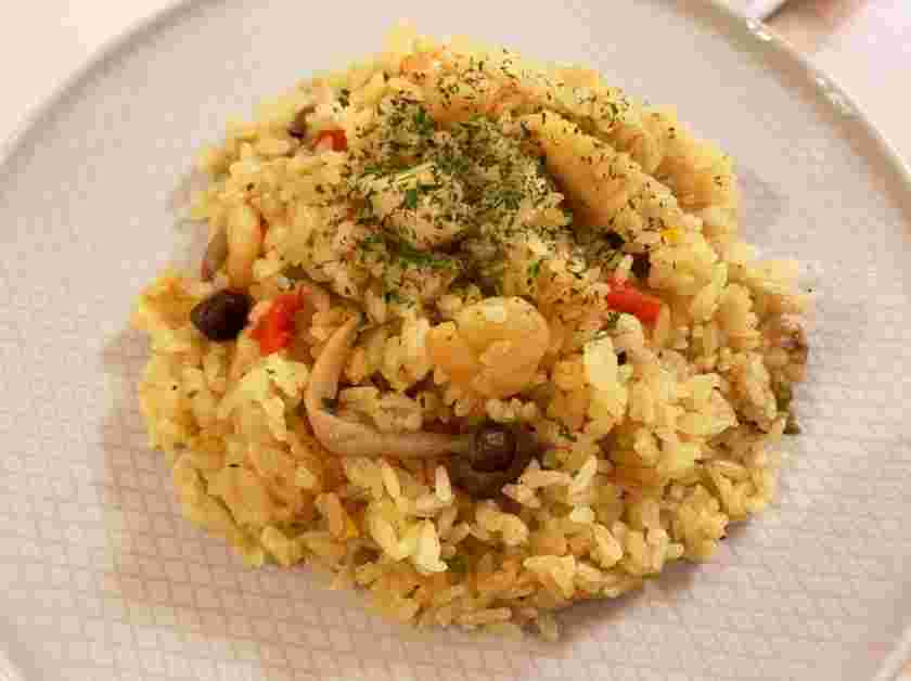 シーフードカレーピラフ
