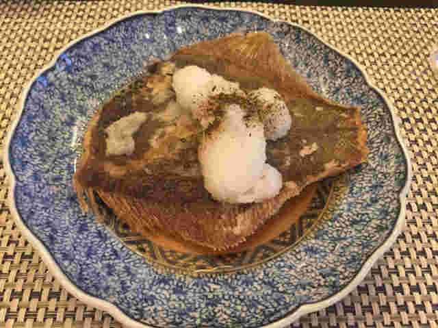 カレイのから揚げみぞれだれ